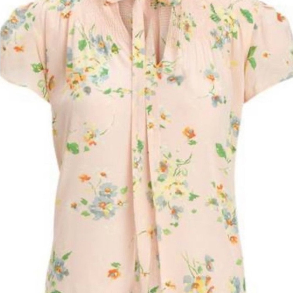 Ralph Lauren Light Pink Floral Blouse